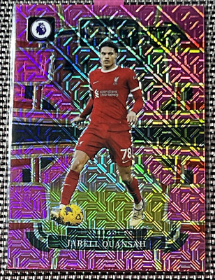 2024 Panini EPL Select Jarell Quansah Liverpool FC #53 Pink Mojo Prizm POP /325