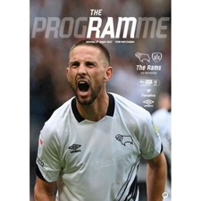 Derby County v Barnsley 13/8/2022 Official programme. MINT CONDITION.