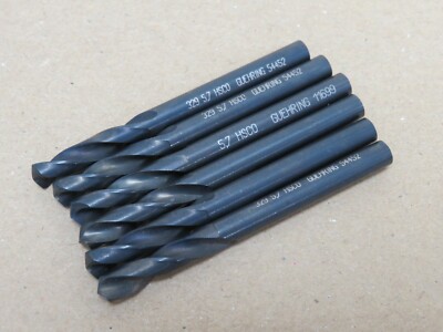 5x Guring 5,7 mm HSCO Stummelbohrer