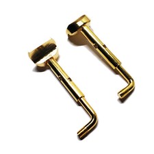 4/4 Violin Seperate Chinrest Screw Clamp Golden Color Nickel Silver Alloy