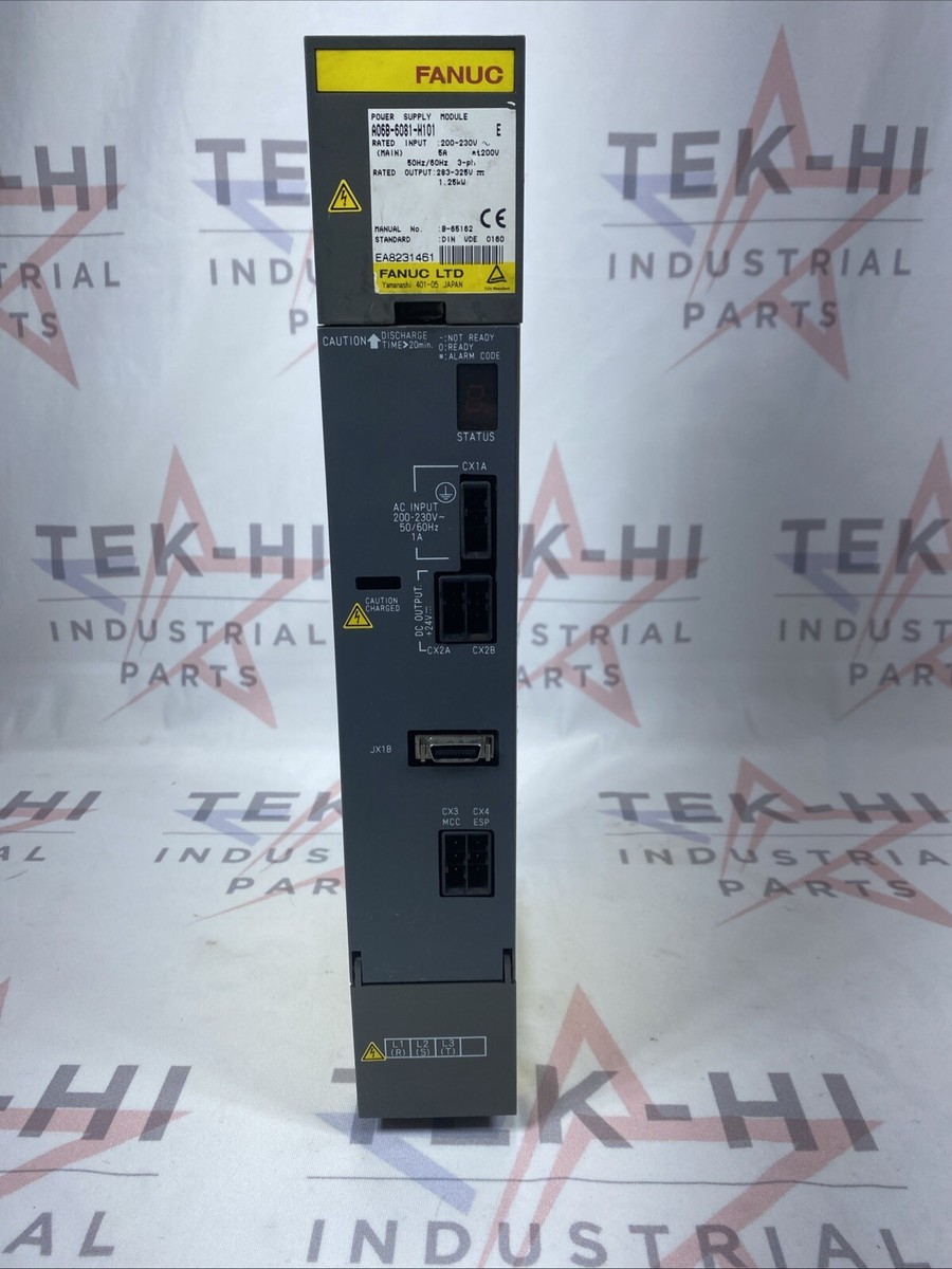REFURBISHED FANUC A06B-6081-H101 POWER SUPPLY OVERNIGHT SHIPPING