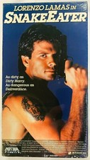 Snake Eater VHS, 1991 NEW Sealed - Lorenzo Lamas - ACTION - RARE OOP NEW SEALE