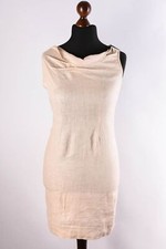 Ladies Dolce & Gabbana Classic Designers Linen Sleeveless Dress Size M / EU40