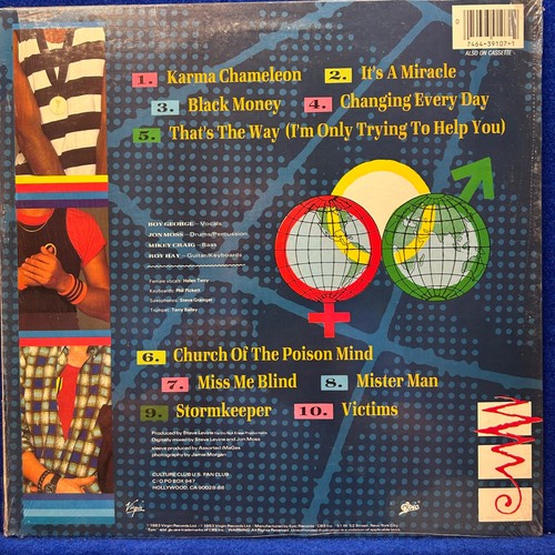 Culture Club Colour By Numbers vinyl LP record Album QE 39107 EX+/NM, STERLING - Picture 2 of 11