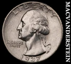 1937 Washington Quarter- Silver- Scarce High Grade Luster No Reserve #J1916