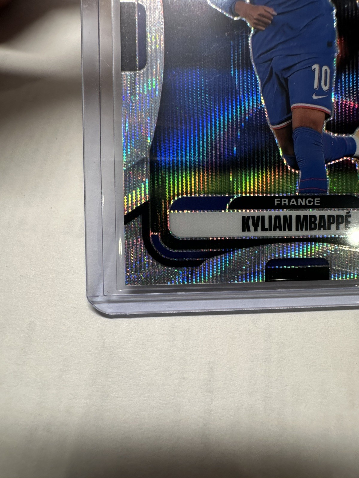 Kylian Mbappe 2026 Panini Prizm FIFA World Cup Silver Wave Prizm #40 France view 5