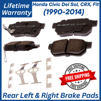 ACDelco OEM Rear Ceramic Brake Pads Kit For 1990-2014 Honda Lifetime Warranty..