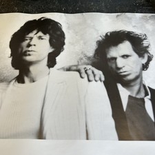 Rolling Stones Qantas Airlines Official Poster 1995 Voodoo Lounge Tour RR20-Y3