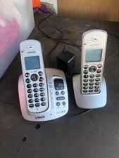 Cordless phones telephones landline vtech plus answering machine x 2