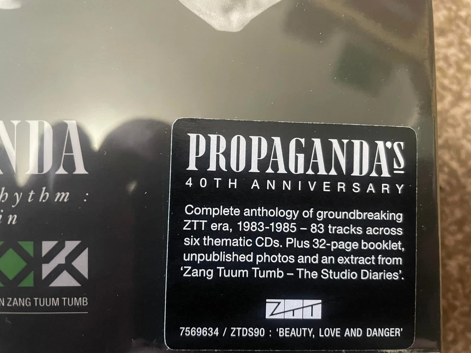 Propaganda A Secret Sense of Rhythm Sense Of Sin 6 x CD Box Set 40th Anniversary - Image 2 of 4