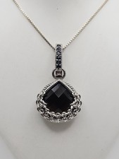 Atelier Anthony Na Sterling Silver Smoky Quartz Topaz Pendant Necklace