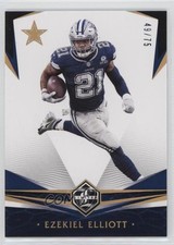 2020 Panini Limited Spotlight Gold 49/75 Ezekiel Elliott #58 19zq