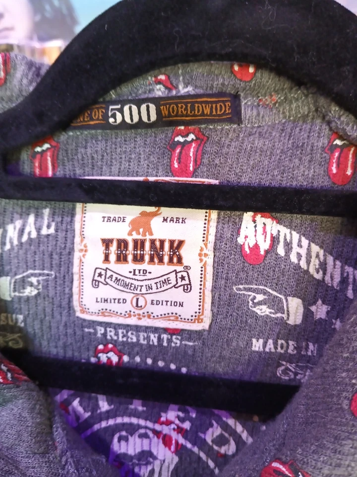 Trunk Ltd Limited Edition One Of 500 Rolling Stones Large Hoodie - Image 3 of 4