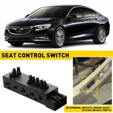 Power Seat Control Switch for 2010-2015 Chevrolet Driver Camaro Side 25974714 US