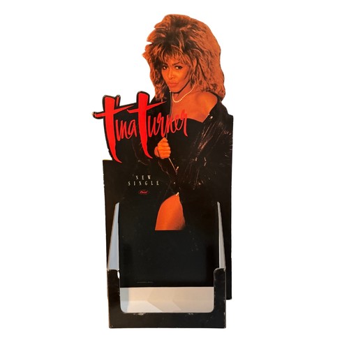 Vintage 1986 Tina Turner Break Every Rule Record Store Display Standee