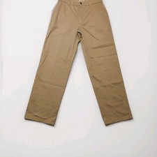 St. John's Bay Worry Free Pant Classic Fit Flat Front Cotton Khaki Men's 31x30