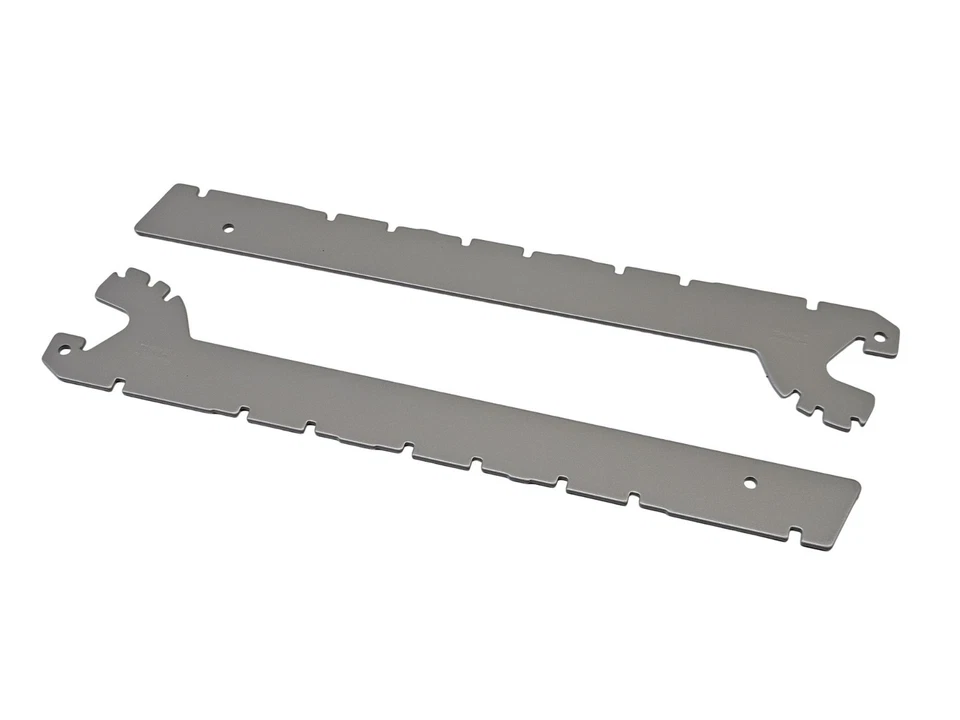 L&H DUTCH BEAR NEU 1x Konsolenpaar T37cm silbergrau Regal Konsolen für Eden Tegometall ITAB*