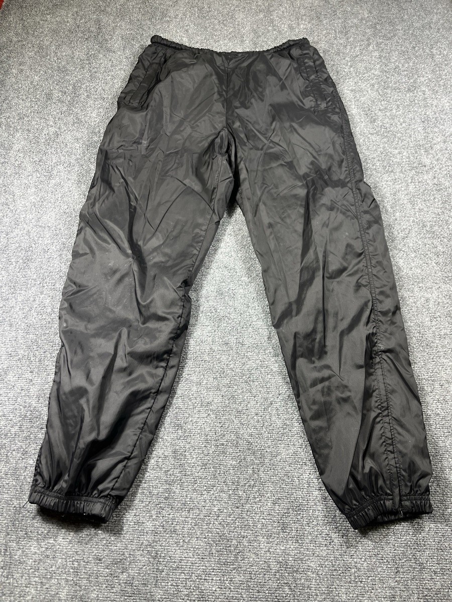 nike windbreaker pants black
