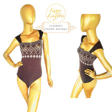 Heart String Body By Wolford XS Coca White Elegant Basic Heart Design