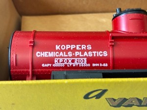 Varney T-7 HO Scale Koppers Chemicals Tank Car Kit