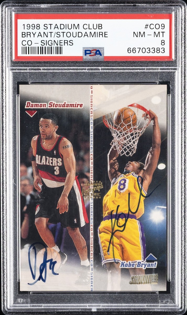 1998 Stadium Club CO-Signers サイン 1998-99 Topps Stadium Club - Co-Signers Kobe Bryant, Damon