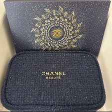 CHANEL 2025 Holiday Christmas Coffret Limited Pouch Box Camellia Charm Genuine