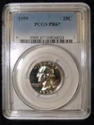 1959 WASHINGTON QUARTER PCGS PR67