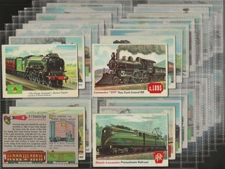 A&BC FULL SET RAILWAY QUIZ (X72 CARDS) ALL SCANNED