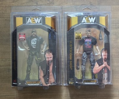 Jon Moxley 1 of 500 Rare Chase AEW Unrivaled Series 2 and Series 5 Chase 1/5000
