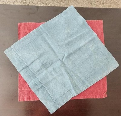 BRITISH AIRWAYS CONCORDE AIRPLANE SET OF 2 PILLOW SHAMS 1- GREEN & 1- RED READ