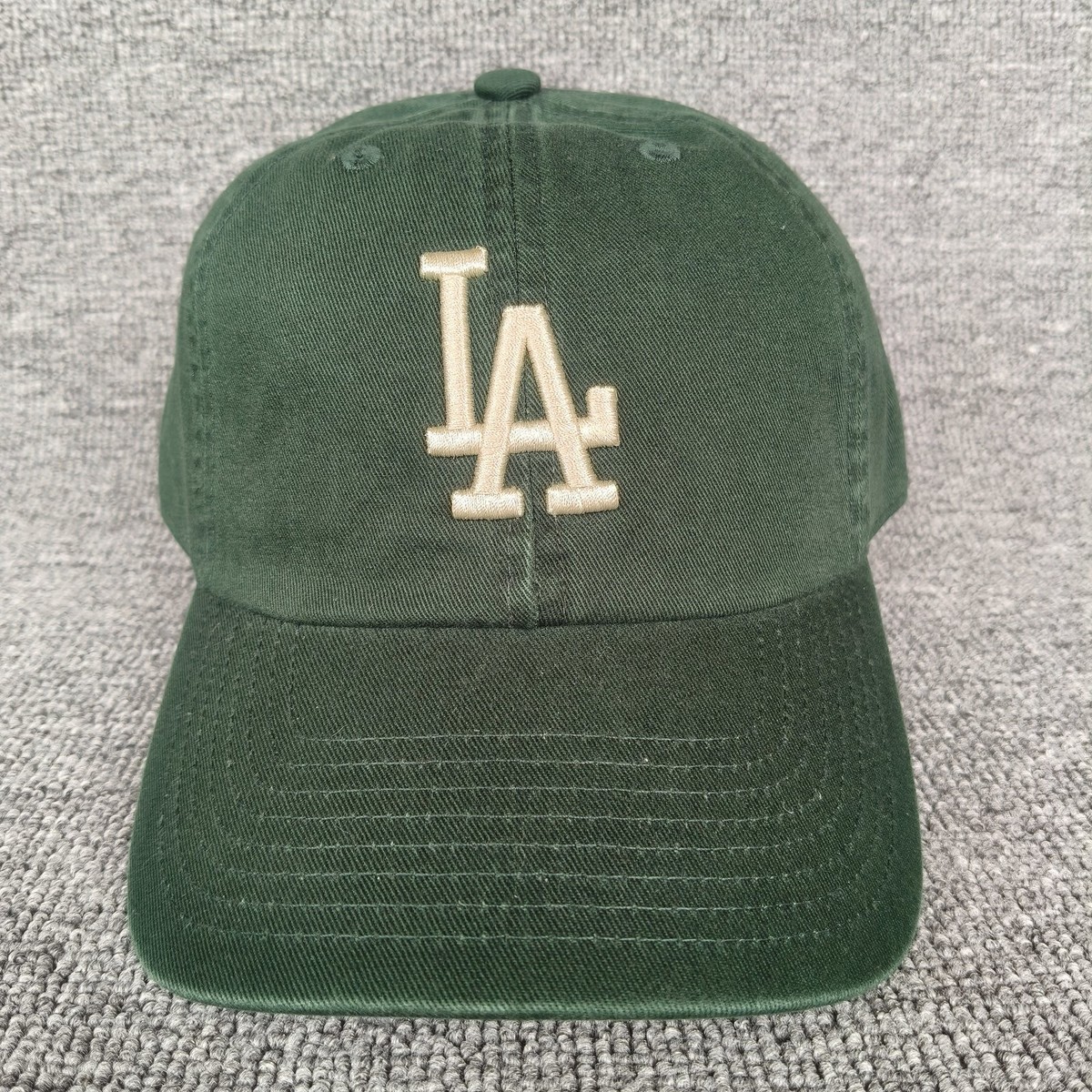Mitchell & Ness LA Dodgers Green Strapback Baseball Cap Hat