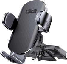 Car Phone Holder, Universal CD Slot Mount, Hands Free Automobile Black