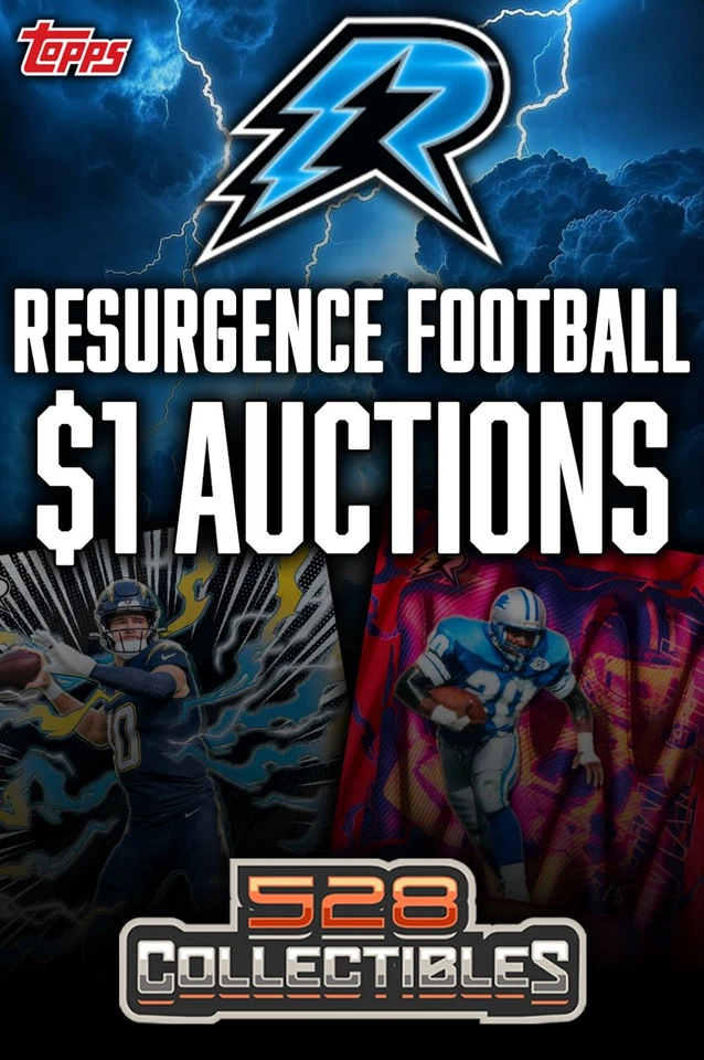 $1 Auctions! 2025 Topps Resurgence Football Box Breaks!