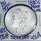1880 S BU UNCIRCULATED MORGAN SILVER DOLLAR AUTHENTIC U.S.MINT FREESHIPPING 4568