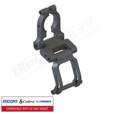 Aluminum Radar Detector Mount BMG-2001R Compatible with EZ Mag Mount Custom Fit