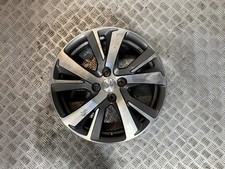 13-19 PEUGEOT 2008 17" INCH 4 STUD 10 SPOKE ALLOY WHEEL 6.5JX17 (SCRATCHED)