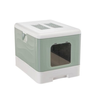 8010690218335 FERPLAST Sahara Green -  Katzentoilette - 52 x 39 x 40cm FERPLAST