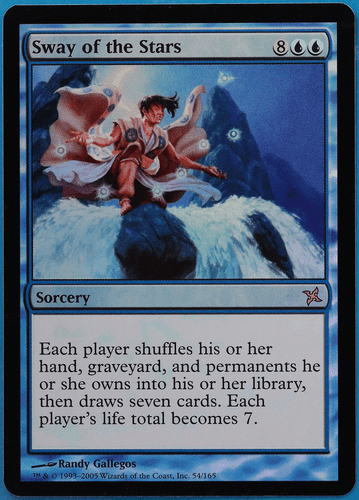 Sway of the Stars FOIL Betrayers of Kamigawa NM Blue Rare CARD (496041) ABUGames
