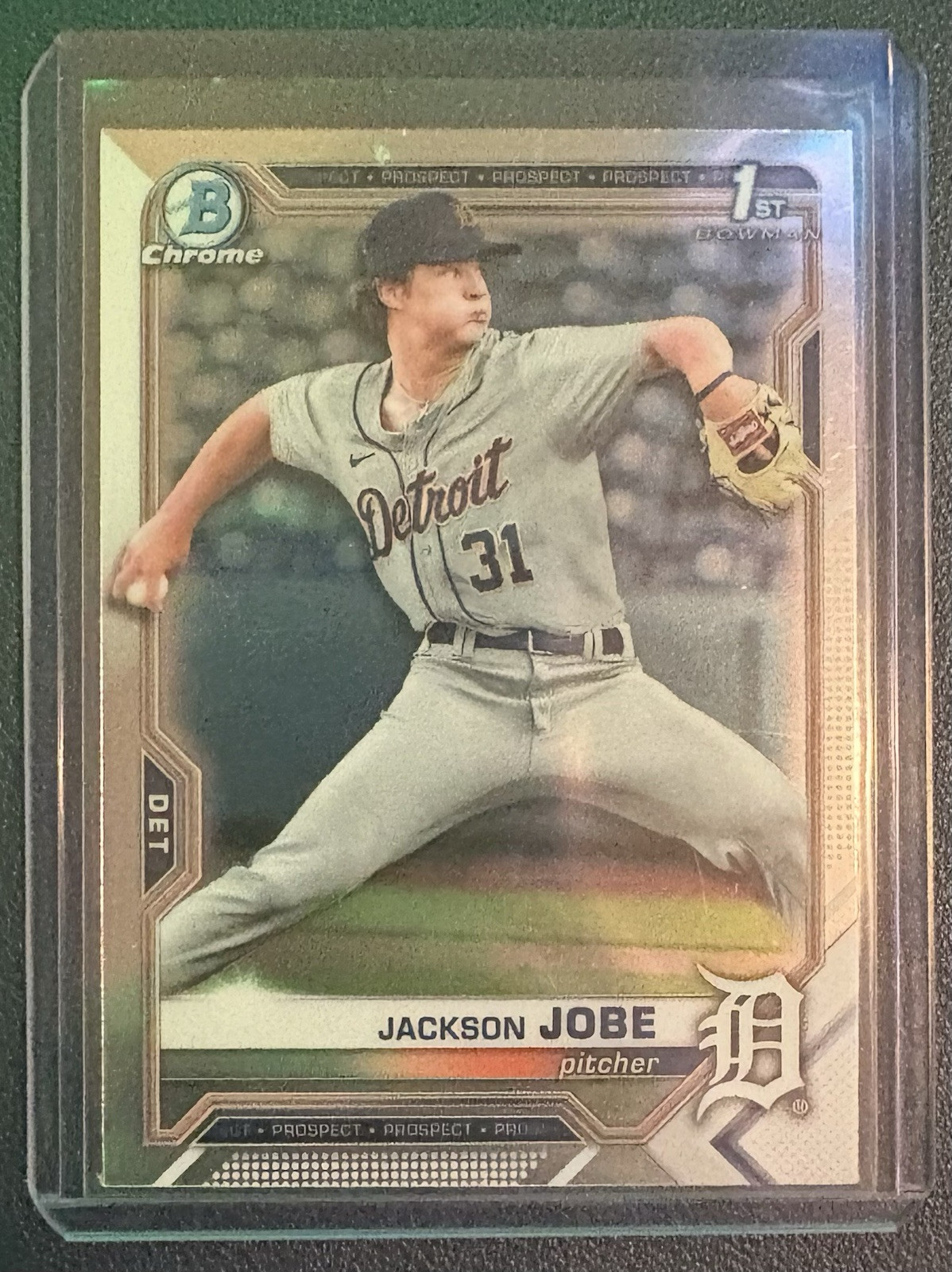 Jackson Jobe 2021 1st Bowman Chrome Base #BDC-69 Detroit Tigers