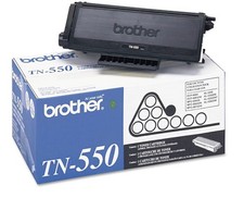 Genuine Brother TN-550 Black Toner Cartridge OEM 3500 Page Yield New In Box 