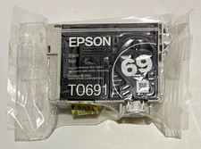 NEW Epson 69 T0691 Black Ink Cartridge for Stylus NX105 NX110 NX115 NX215