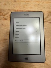 Amazon Kindle Touch 4th Generation D01200 4gb Cosmetic Flaws AS IS