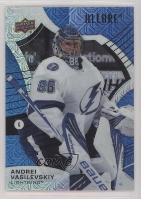 2021-22 Upper Deck Allure Blue Line 14/35 Andrei Vasilevskiy #86 0i6