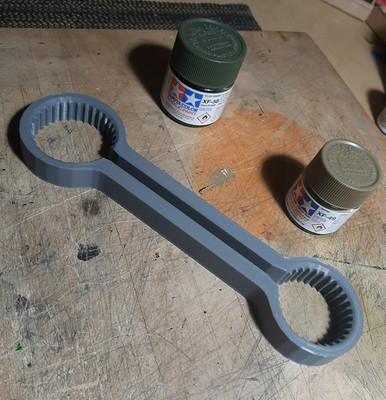 Tamiya Paint Lid Wrench Opener for 10ml & 23ml Bottles - Easy Grip Tool