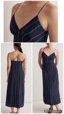 Madewell Layton Midi Slip Dress Size 00 in Fresh Blueberry NWOT