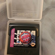 Vintage 1993 Sega Game Gear NBA Jam Basketball Cartridge & Manual Tested WORKING