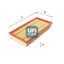 UFI Luftfilter 30.135.00 Filtereinsatz für OPEL FIAT ALFA PROTON LANCIA X12 IDEA