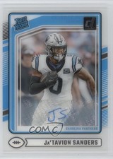2024 Panini Clearly Donruss Rated Rookie Auto Ja'Tavion Sanders #81 Auto 03xg