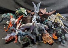 Bandai Gamera Kaiju Soft Vinyl Figure Set - Complete 15 pcs Showa/Heisei