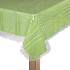 Clear Plastic Tablecloth Protector, Table Cloth Vinyl 60" x 108"